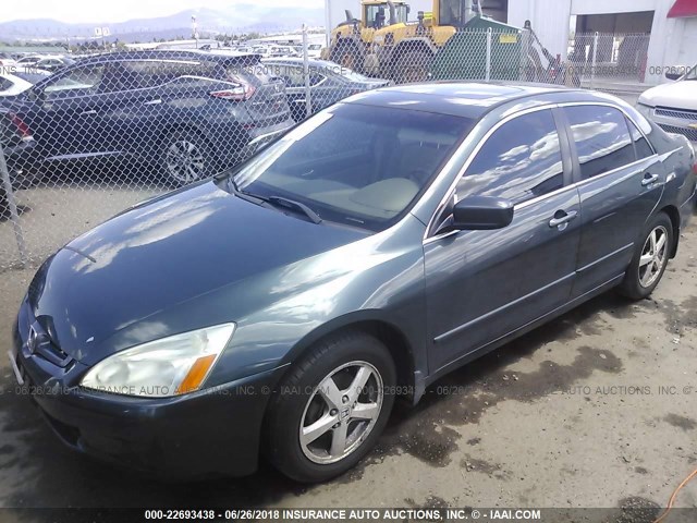 1HGCM56705A008122 - 2005 HONDA ACCORD EX GREEN photo 2