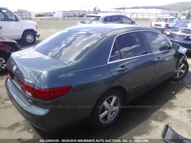 1HGCM56705A008122 - 2005 HONDA ACCORD EX GREEN photo 4