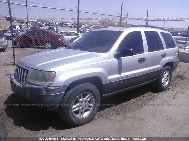 1J4GW48S94C170530 - 2004 JEEP GRAND CHEROKEE LAREDO/COLUMBIA/FREEDOM 银色 照片 2