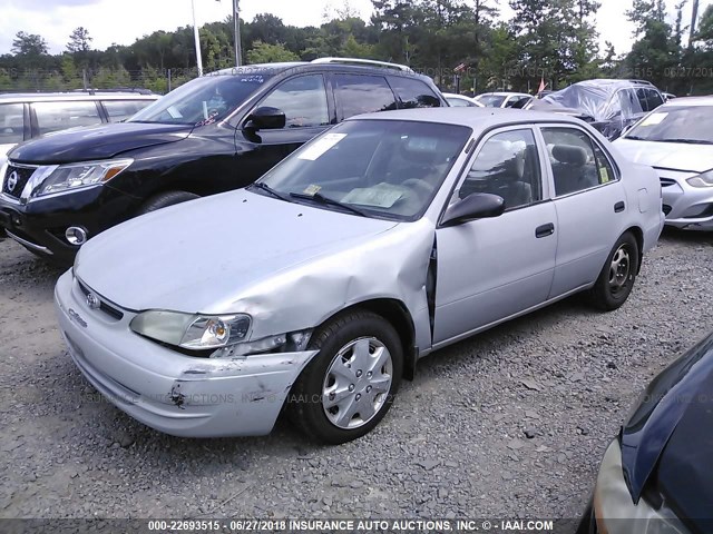 2T1BR12E6XC239663 - 1999 TOYOTA COROLLA VE/CE/LE SILVER photo 2