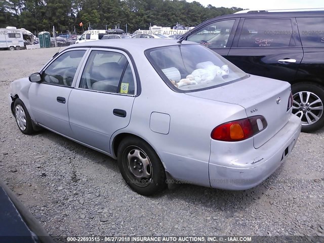 2T1BR12E6XC239663 - 1999 TOYOTA COROLLA VE/CE/LE 银色 照片 3
