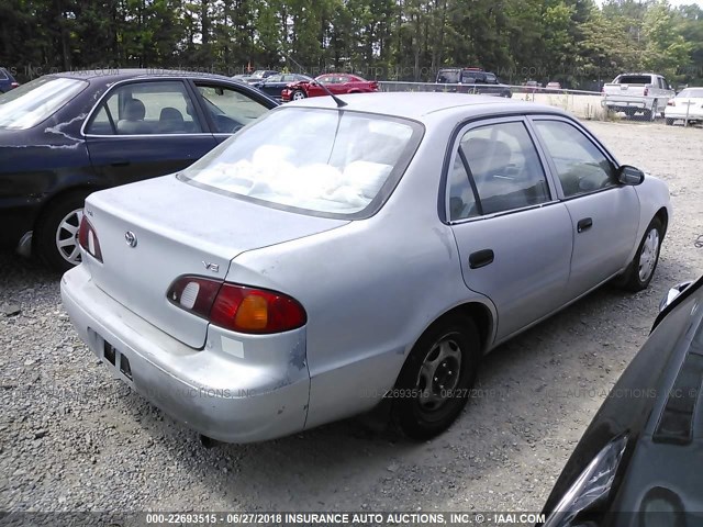 2T1BR12E6XC239663 - 1999 TOYOTA COROLLA VE/CE/LE SILVER photo 4