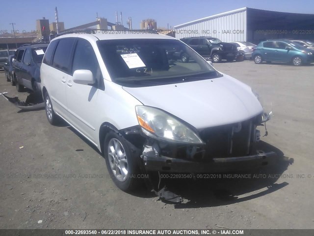 5TDZA22C26S502179 - 2006 TOYOTA SIENNA XLE/XLE LIMITED WHITE photo 1