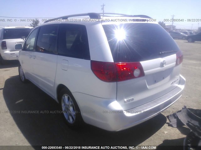 5TDZA22C26S502179 - 2006 TOYOTA SIENNA XLE/XLE LIMITED WHITE photo 3