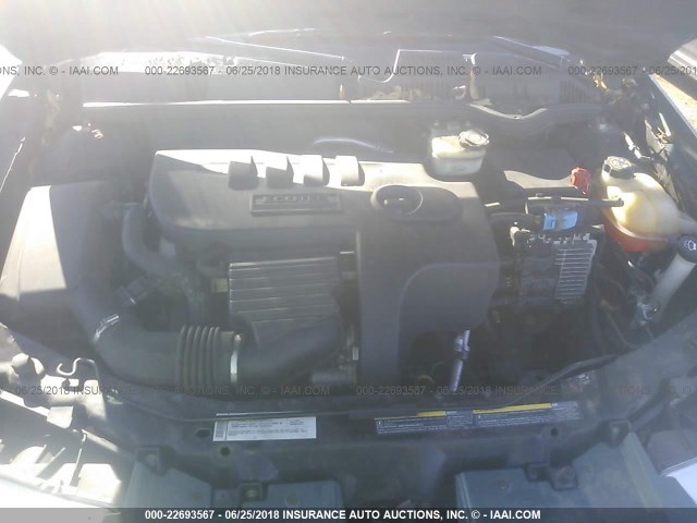 1G8AJ55F37Z112030 - 2007 SATURN ION LEVEL 2 GREEN photo 10