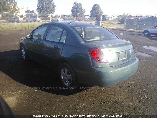 1G8AJ55F37Z112030 - 2007 SATURN ION LEVEL 2 GREEN photo 3