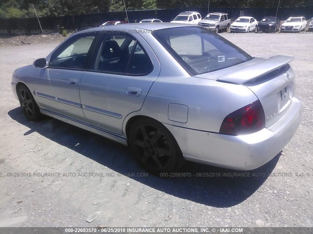 3N1AB51A14L741899 - 2004 NISSAN SENTRA 2.5S SILVER photo 3