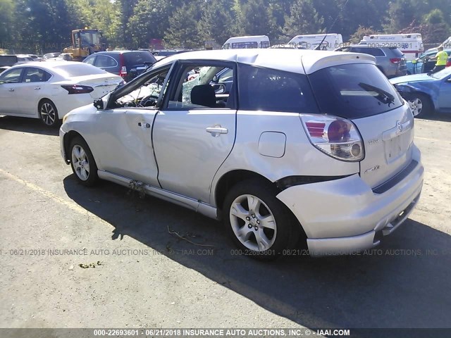 2T1LR30E55C419457 - 2005 TOYOTA COROLLA MATRIX XR SILVER photo 3