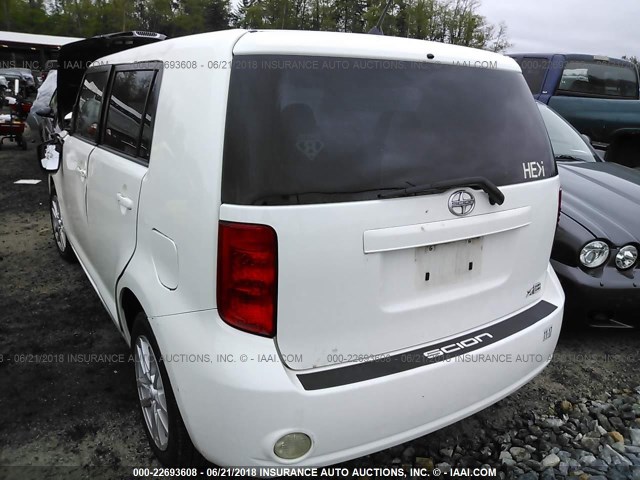JTLKE50E991076721 - 2009 TOYOTA SCION XB أبيض صورة 3