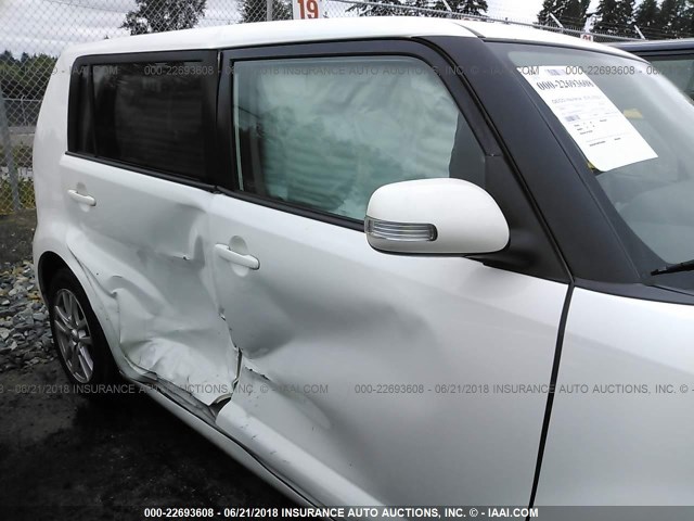 JTLKE50E991076721 - 2009 TOYOTA SCION XB أبيض صورة 6