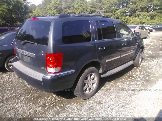 1A8HW58P77F535360 - 2007 CHRYSLER ASPEN LIMITED BLUE photo 4