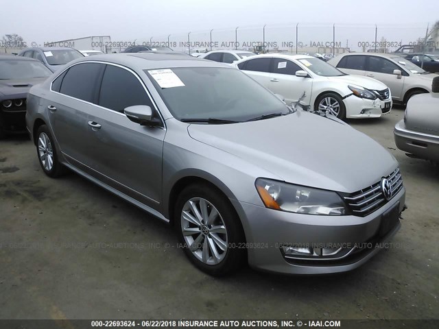 1VWCP7A31CC080726 - 2012 VOLKSWAGEN PASSAT SEL GRAY photo 1