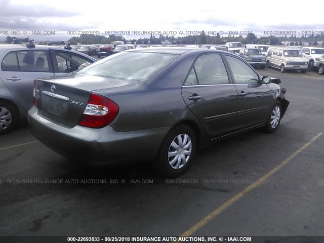 4T1BE32K74U913309 - 2004 TOYOTA CAMRY LE/XLE/SE 灰色 照片 4