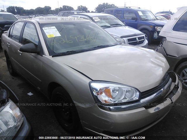 1G1ZT52835F314592 - 2005 CHEVROLET MALIBU LS Qızıl foto 1