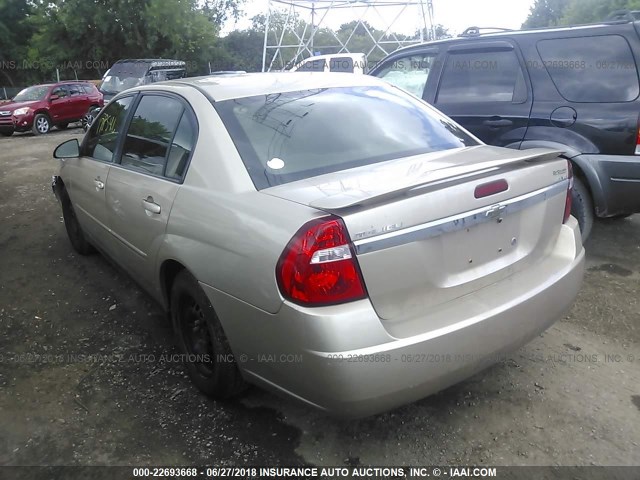 1G1ZT52835F314592 - 2005 CHEVROLET MALIBU LS Qızıl foto 3