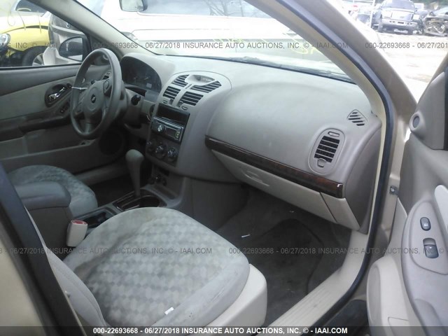 1G1ZT52835F314592 - 2005 CHEVROLET MALIBU LS Qızıl foto 5