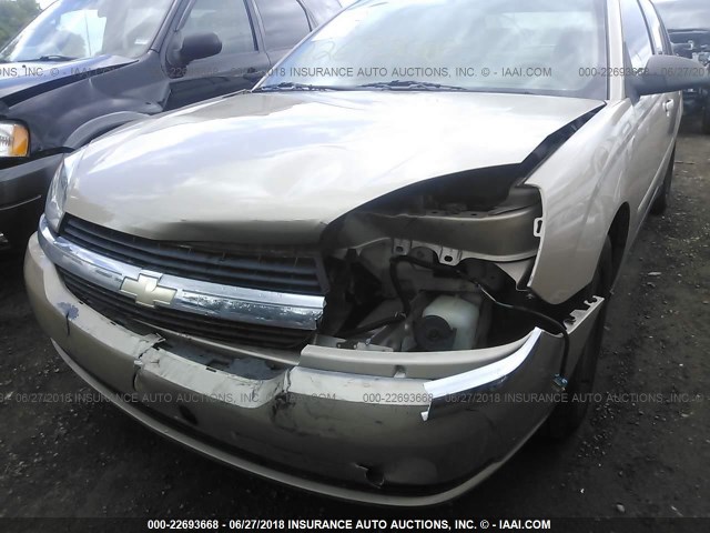 1G1ZT52835F314592 - 2005 CHEVROLET MALIBU LS Qızıl foto 6