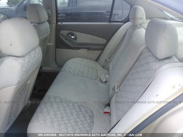 1G1ZT52835F314592 - 2005 CHEVROLET MALIBU LS Qızıl foto 8