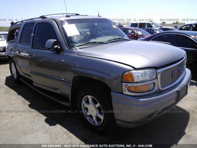 1GKFK66U95J107328 - 2005 GMC YUKON XL DENALI GRAY photo 1