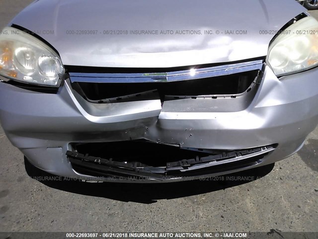 1G1ZS57F47F269739 - 2007 CHEVROLET MALIBU LS ვერცხლისფერი ფოტო 6