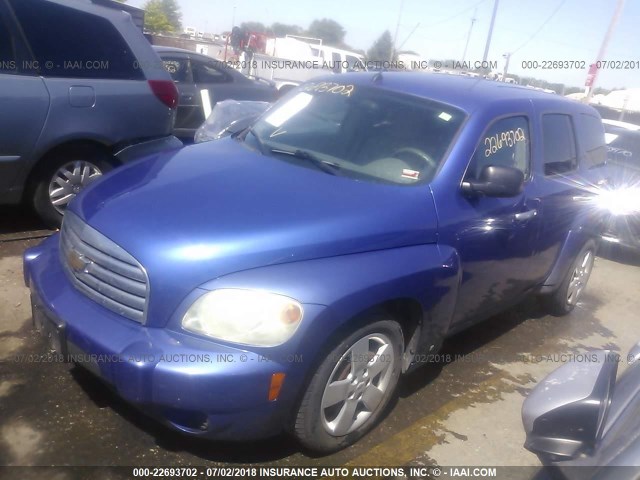 3GNDA13D86S597815 - 2006 CHEVROLET HHR LS BLUE photo 2
