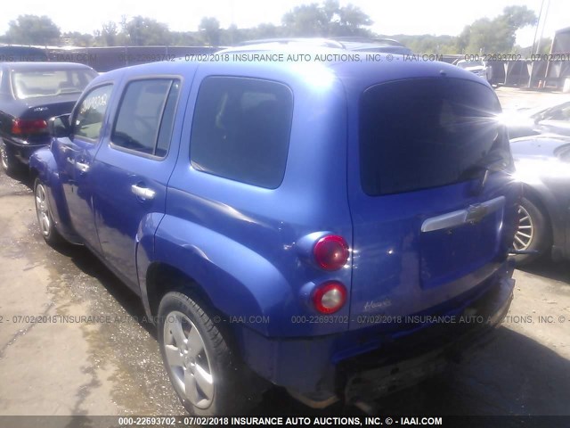 3GNDA13D86S597815 - 2006 CHEVROLET HHR LS BLUE photo 3