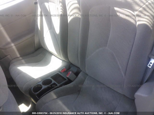 1G8ZR12701Z107845 - 2001 SATURN SC2 BLUE photo 8