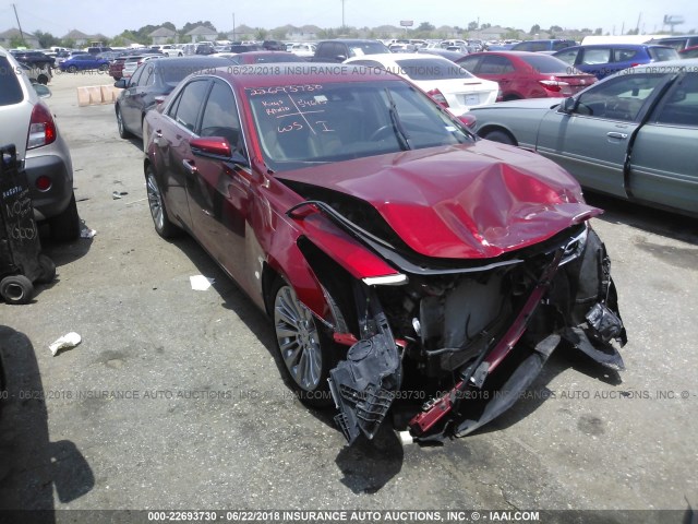 1G6AR5SX3E0194745 - 2014 CADILLAC CTS LUXURY COLLECTION RED photo 1