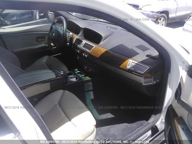 WBAHL83578DT13435 - 2008 BMW 750 I WHITE photo 5