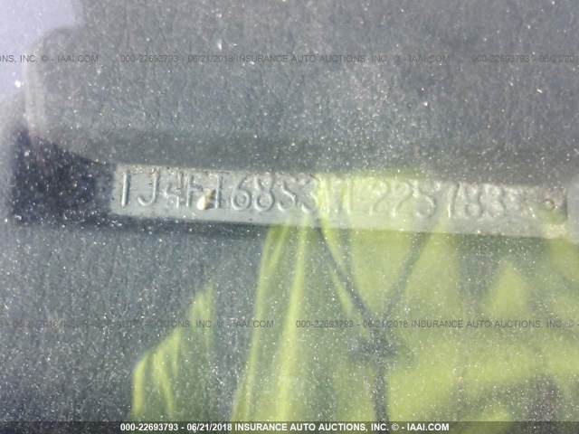 1J4FT68S3WL225783 - 1998 JEEP CHEROKEE SPORT/CLASSIC მწვანე ფოტო 9