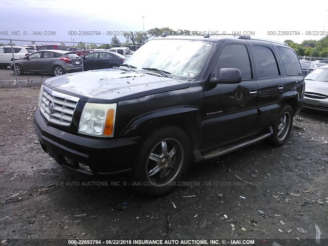 1GYEK63N64R316640 - 2004 CADILLAC ESCALADE LUXURY BLACK photo 2