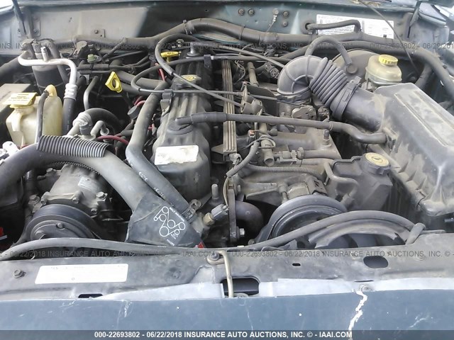 1J4FT28S7WL211443 - 1998 JEEP CHEROKEE SE GREEN photo 10