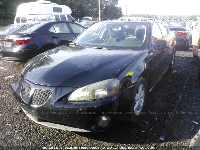 2G2WP552081181151 - 2008 PONTIAC GRAND PRIX BLACK photo 2