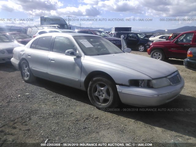 1LNLM97V3VY608879 - 1997 LINCOLN CONTINENTAL  SILVER photo 1