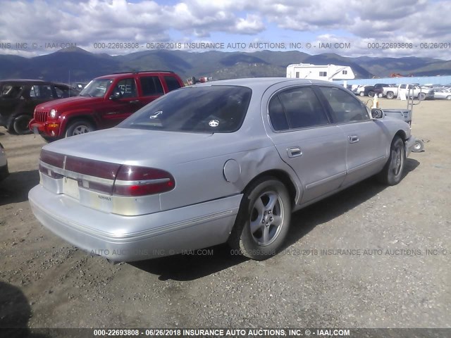 1LNLM97V3VY608879 - 1997 LINCOLN CONTINENTAL  SILVER photo 4