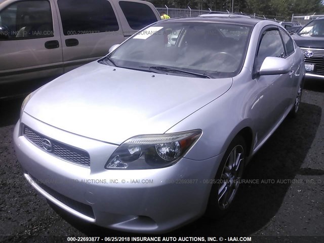 JTKDE167460100441 - 2006 TOYOTA SCION TC 银色 照片 2