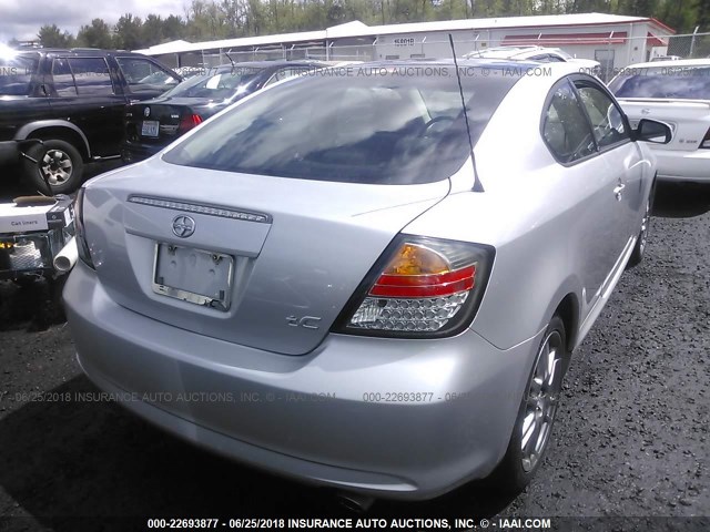 JTKDE167460100441 - 2006 TOYOTA SCION TC 银色 照片 4