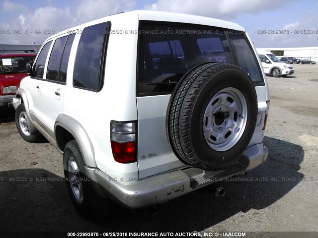JACDS58X017J16929 - 2001 ISUZU TROOPER S/LS/LIMITED 白色 照片 3