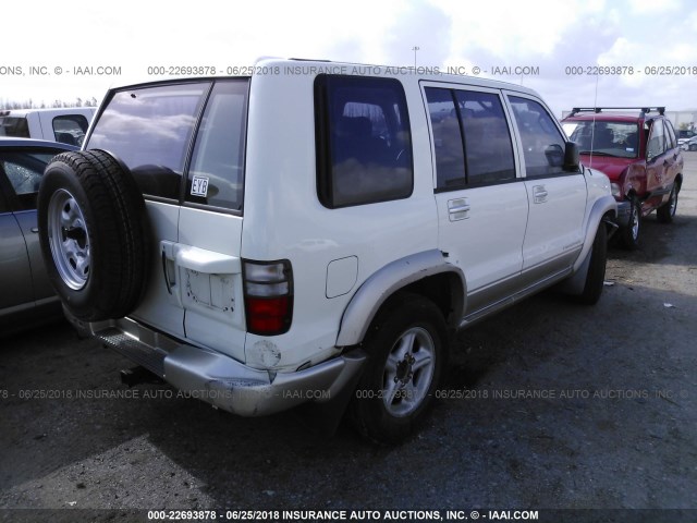 JACDS58X017J16929 - 2001 ISUZU TROOPER S/LS/LIMITED 白色 照片 4