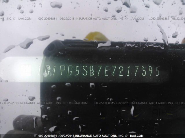 1G1PG5SB7E7217395 - 2014 CHEVROLET CRUZE LTZ WHITE photo 9