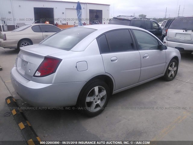 1G8AL58F36Z128345 - 2006 SATURN ION LEVEL 3 GRAY photo 4