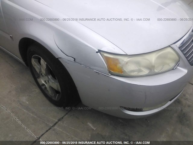 1G8AL58F36Z128345 - 2006 SATURN ION LEVEL 3 GRAY photo 6