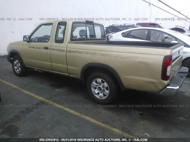 1N6DD26S8WC371440 - 1998 NISSAN FRONTIER KING CAB XE/KING CAB SE GOLD photo 3