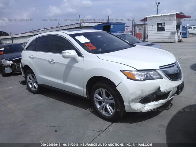 5J8TB3H37EL000690 - 2014 ACURA RDX WHITE photo 1