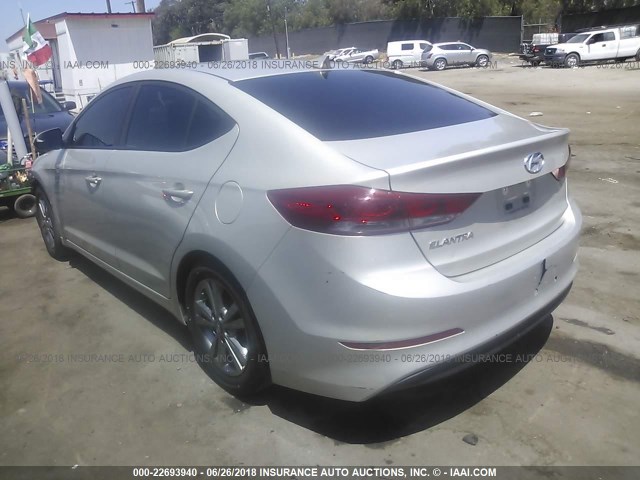 KMHD84LF8HU102521 - 2017 HYUNDAI ELANTRA SE/VALUE/LIMITED GOLD photo 3