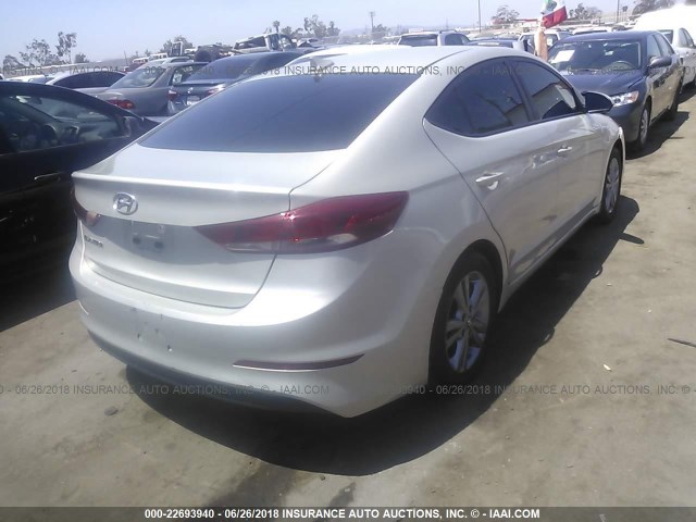 KMHD84LF8HU102521 - 2017 HYUNDAI ELANTRA SE/VALUE/LIMITED GOLD photo 4