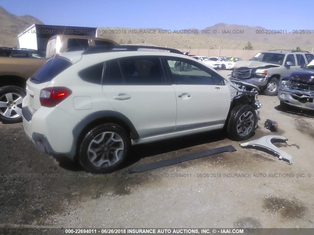 JF2GPABC4H8243817 - 2017 SUBARU CROSSTREK PREMIUM TAN photo 4