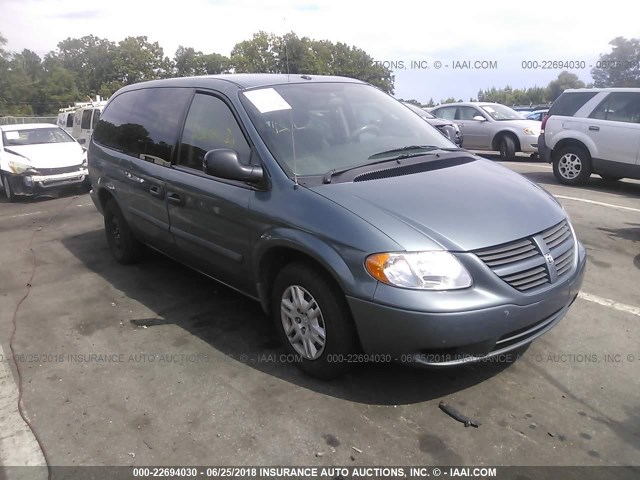 1D4GP24R46B749351 - 2006 DODGE GRAND CARAVAN SE GREEN photo 1