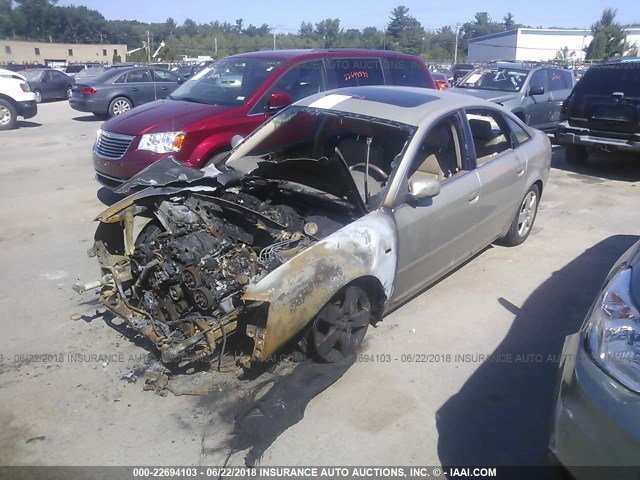 WAULT64B63N046181 - 2003 AUDI A6 3.0 QUATTRO TAN photo 2