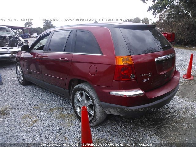2A8GM68456R917116 - 2006 CHRYSLER PACIFICA TOURING RED photo 3